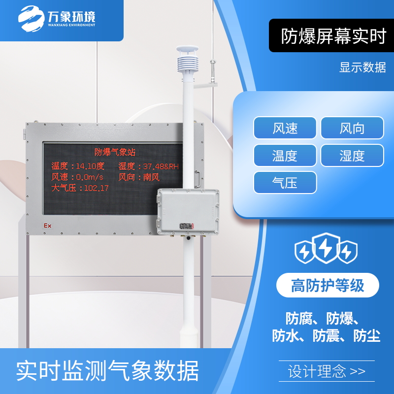 化工廠區防爆氣象站